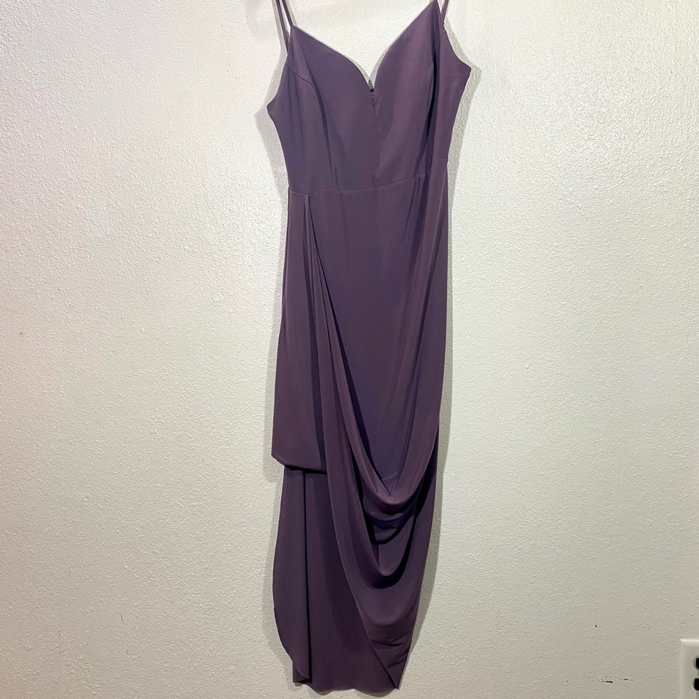 Socialite spaghetti strap purple bodycon dress size M